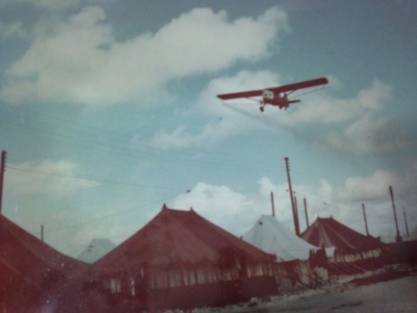 Aircradft spraying DDT