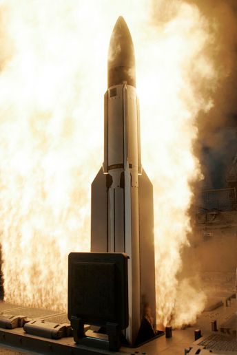 Missile on launch