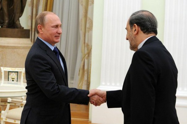 Iran_s senior leader Ali Akbar Velayati meets Russia_s Vladimir Puti