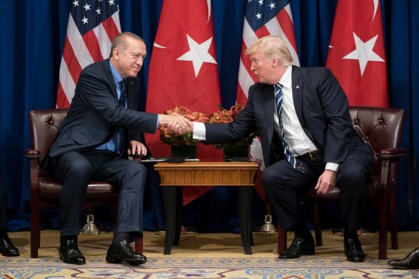 Recep Tayyip Erdoğan meets Trump