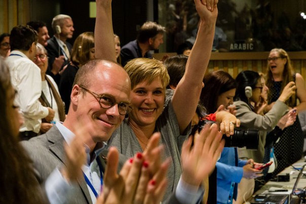 Ban treaty celebration