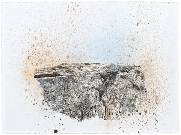 Bryce Canyon National Park-Mixed Media on Gessoed Paper 30w x 22h