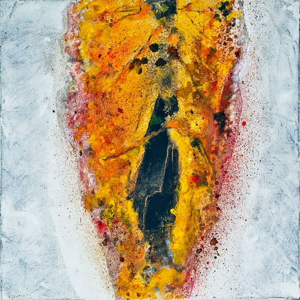 Uranium in Rock-Acrylic on Canvas 24w x 30h copy