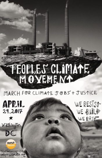 Climate march poster