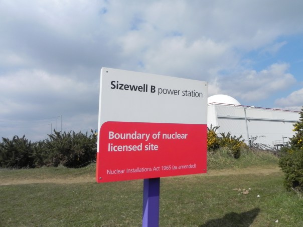 Sizewell sign