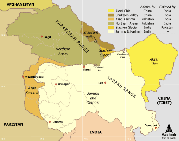 Kashmir disputed