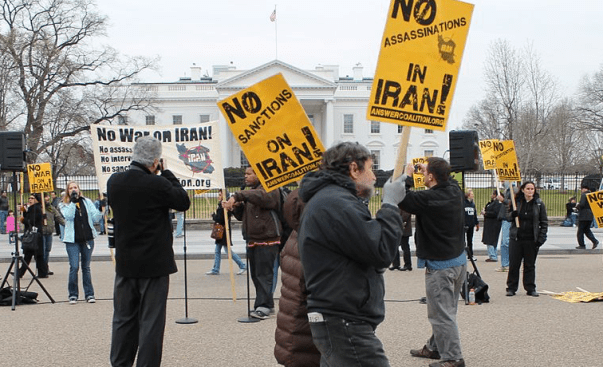 2012 no irn war demo
